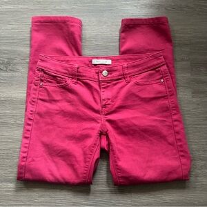 White House Black Market Fuchsia Skinny Jeans
